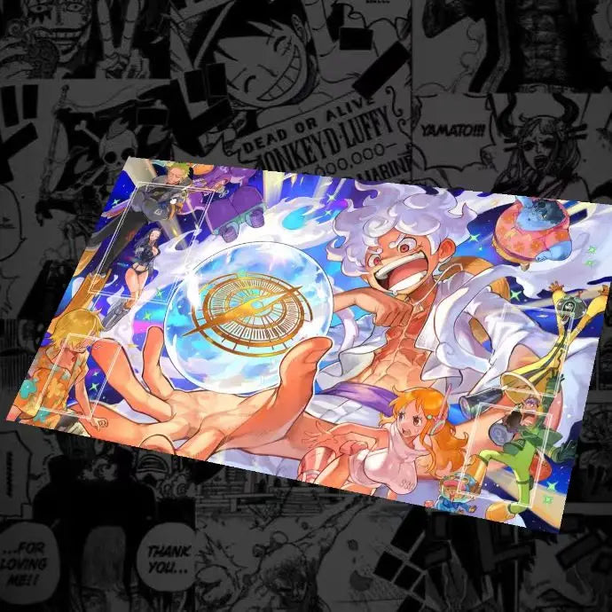 Hot One Piece Tcg Play Mat 600x350mm DIY Non-Slip Rubber Mat Anime Card Game Battlefield Desk Pad Kids Toy Gift Collection Quake 5 600x350x2mm