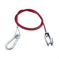 H8WE High Quality Stainless Steel Trailer Safety Line Dismounting Rope with Carabiner Quake China Mainland