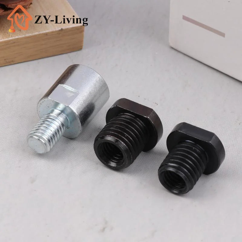 1PCS Angle Grinder Adapter M10 M14 Thread Attachment Grinde Spindle Arbor Conversion Female To Male Connector Rod Power Tool Quake