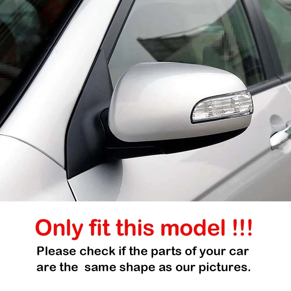 For Kia Cerato 2004-2009 2x Car Sticker Rearview Side Mirror Cover Wing Cap Exterior Case Trim Accessories Vehicle Decoration Quake