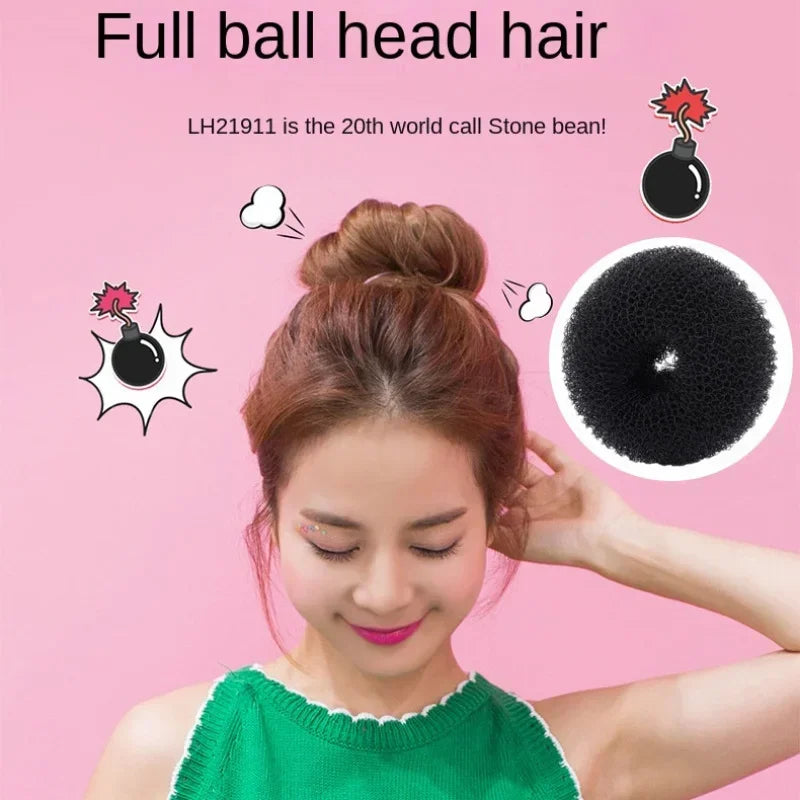 Magic Hair Bun Maker Donut Foam Sponge Easy Big Ring Hair Styling Tools Products Hairstyle Women Girls Hair Accessories Quake