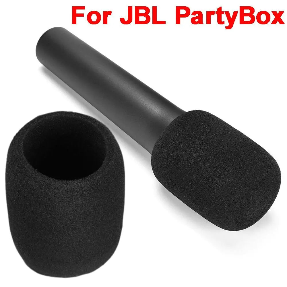 Replacement Mic Windscreen Cover Flocked Sponge Foam Windproof Microphone Pop Filter Pop Filter Cover for JBL PartyBox Wireless Quake