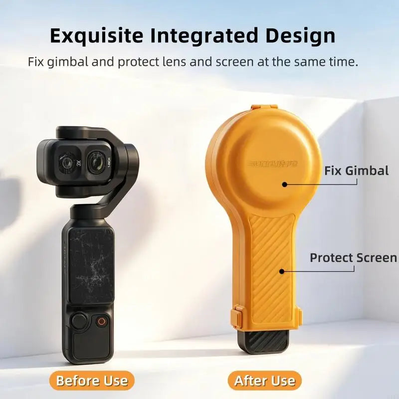 Protective Case for Pocket 4P Camera Shell Top Cover Filter Slot Design K1KF Quake