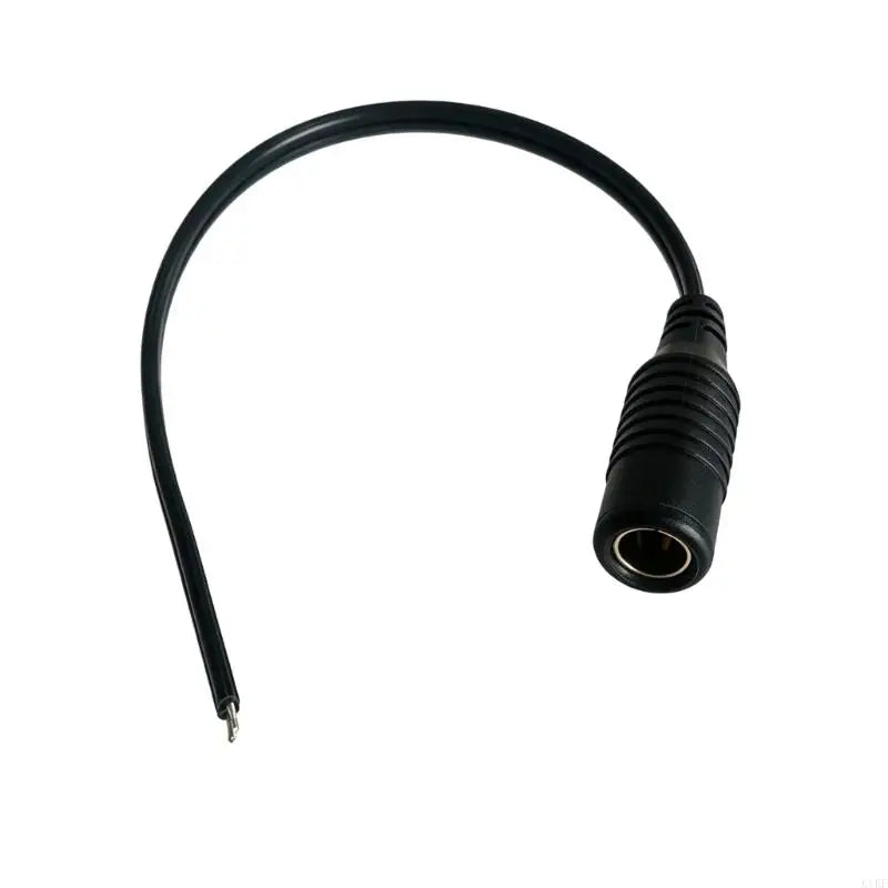 DIN Female Power Cable with Open Wire End, 35 Black PVC 12 V Cable for Motorcycle Accessory Wiring and Electrical K1KF Quake