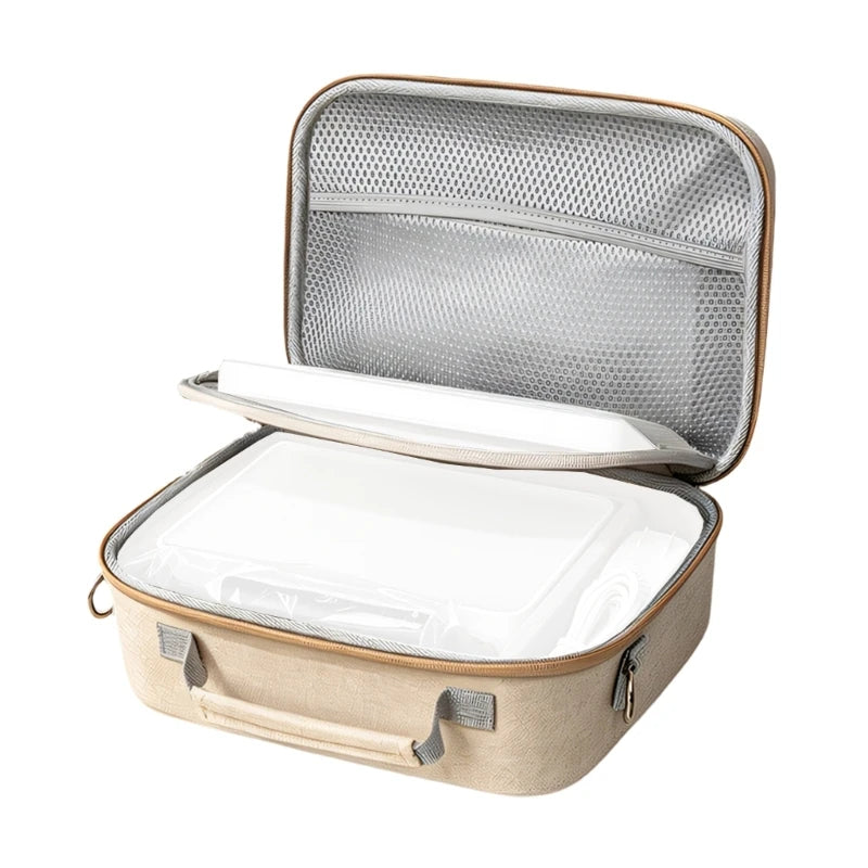 Hard Shell Photo Printer Case with Shaped Interior, Storage Case for 1S Small Printer, Accessory Pocket and Wide Opening K1KF Quake CN
