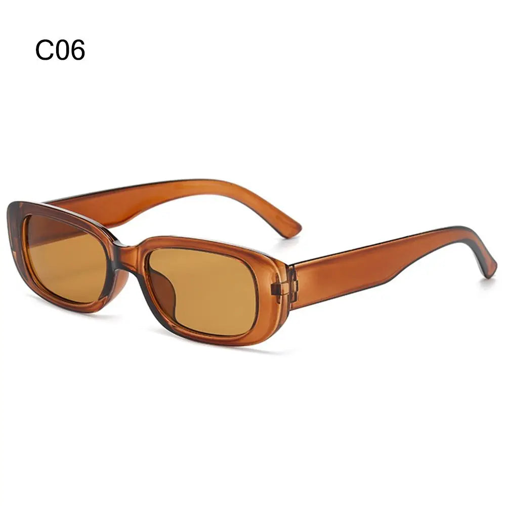 Y2K Rectangle Sunglasses UV400 Candy Colors – Women & Men