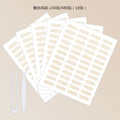 72-240pair Gauze Lace Mesh Olive-shaped Eyelid Paste-shaped Invisible Natural Double Fold Eyelid Shadow Tape Sticker Beauty Tool Quake lsjb 240pairs