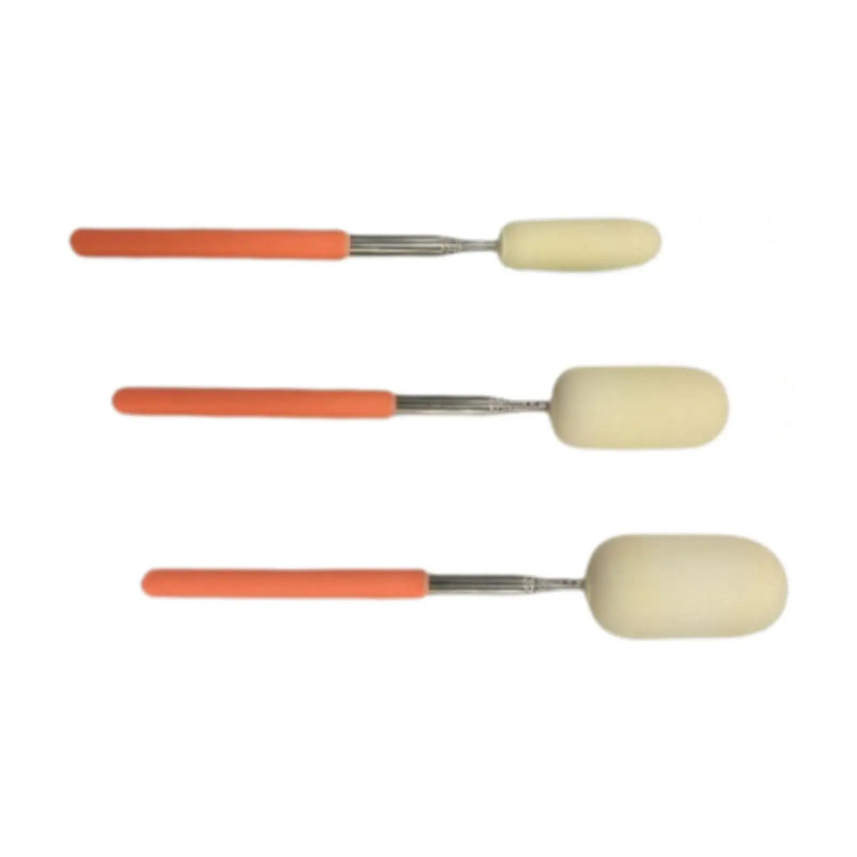 3X TElescopic sponge sticks Tools to shape the ceramic kit of ceramic tool Quake Orange