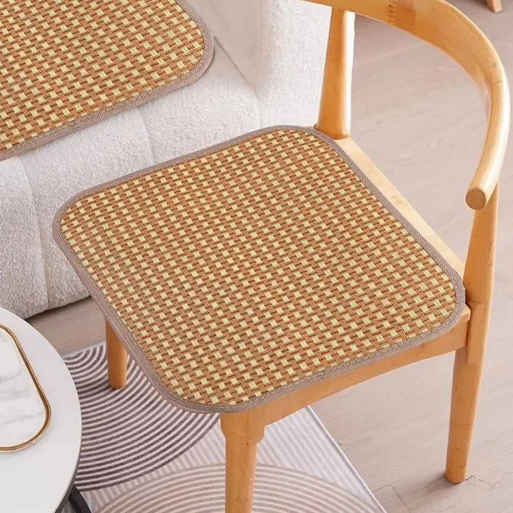 Gifts Breathable Summer Cooling Seat Cushion Thickening Car Seat Cushion Ice Silk Rattan Sofa Mats Non-slip Cool Mat Quake