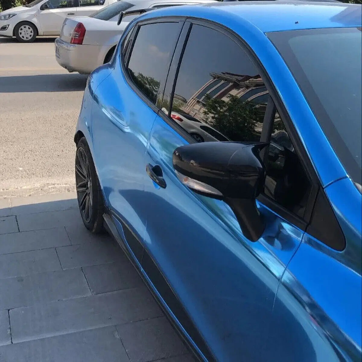 For Renault Clio 4 MK4/Captur/Zoe 2012-2019 Car Rearview Side Mirror Cover Wing Cap Sticker Exterior Door Case Trim Carbon Fiber Quake