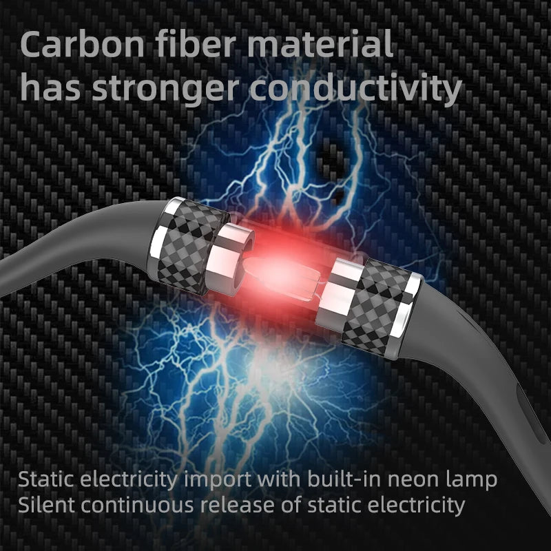 Antistatic Band Wrist Strap Winter Safe Anti-static Bracelet Electrostatic Remover Key Ring Elimination Vehicle Supplies Quake