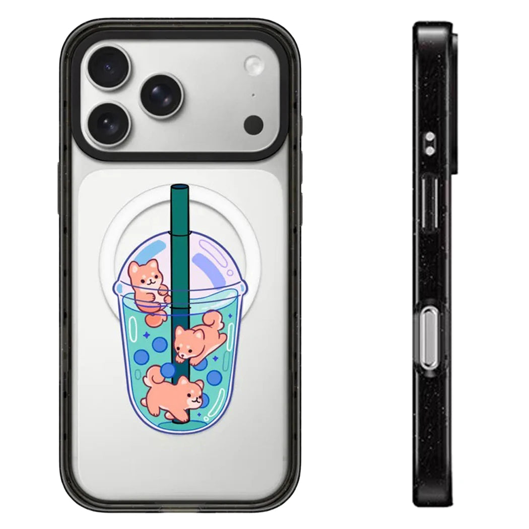 6090846 Impact Black Border Magnetic Case: Compatible with IPhone 18 17 16 15 14 13 Pro Max 18Pro Quake