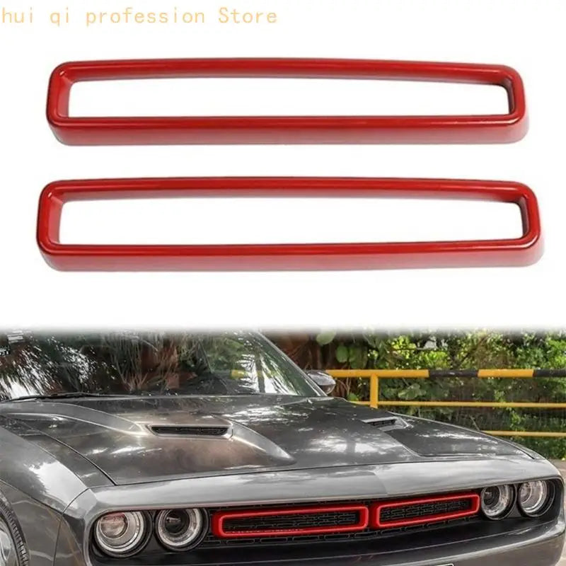 Two piece grille surround trim for 2015-2020 front fascia detail H8WE Quake