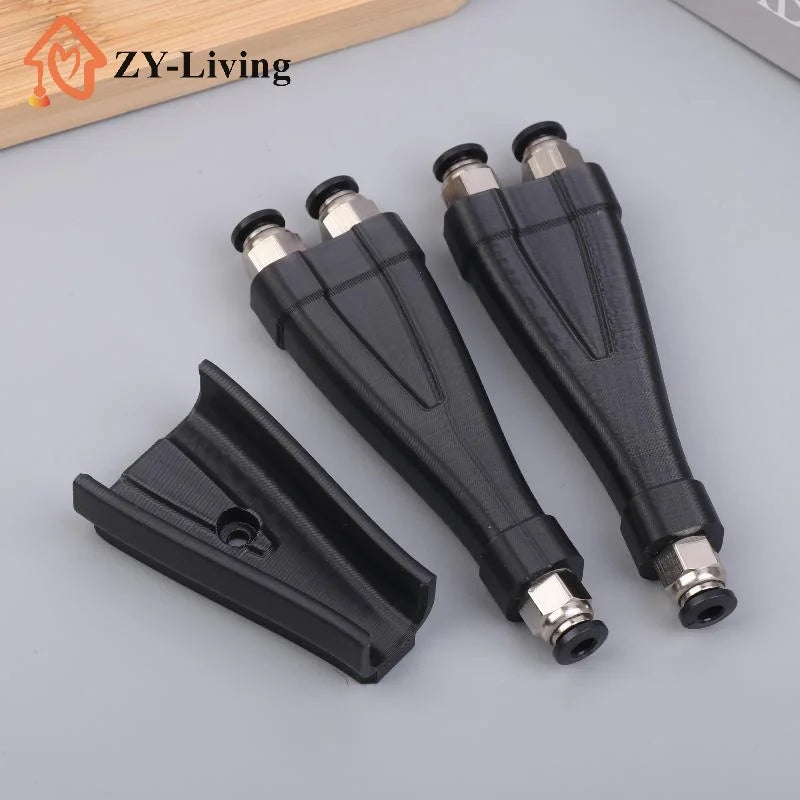 For Bambu Lab Connector Pipe Expander Y Connector Bowden Coupler Pneumatic 3D Printers Upgrades Parts PC4-10 4mm Out Diameter Quake