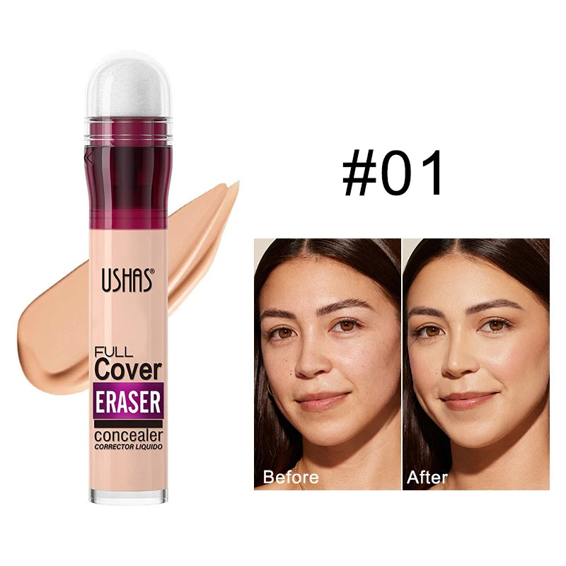 Sponge Head Concealer for Dark Circles, Tears, Freckles, Acne, Dark Circles, Pigmentation and Blemishes, Creating Natural Skin Quake 01