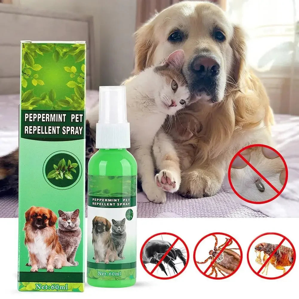 New High-end Pet Flea Killer Drops 60ml Anti Fleas Cats Ticks Lice Mite Removal Relieve Itching Antiseptic Pet Wound & Skin Care Quake
