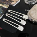 Simple Metal Duckbill Clip Crocodile Curly Hairpin Barrettes Hairstyle Holder Fluffy Hair Root Salon Haircut Headwear Bobby Pins Quake 3pcs yssd