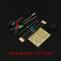 NE555 DIY Kit - LED Flasher & Signal Generator Circuit With PCB For Electronics Education & Solder Practice Quake 1PC
