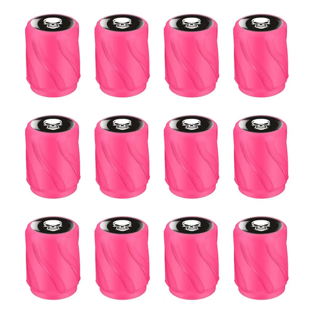 Rainproof Valve Stem Cover Enhanced Visibility Tire Valve Caps Simple Installation for Universal Car Exterior Accessories Valve Quake Pink China Mainland