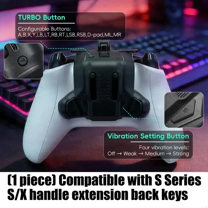 Back Button Paddles Add On For Series Gamepad With Audios Port And Quick Mute Function For Competitive Play K1KF Quake CN