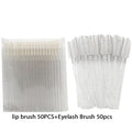 100PCS Extension Set For Eyebrow Eye Brushes Lip Disposable Eyelashes Mascara Wands Applicator Lash Wholesale Makeup Tool Quake 100pcs white Plastic