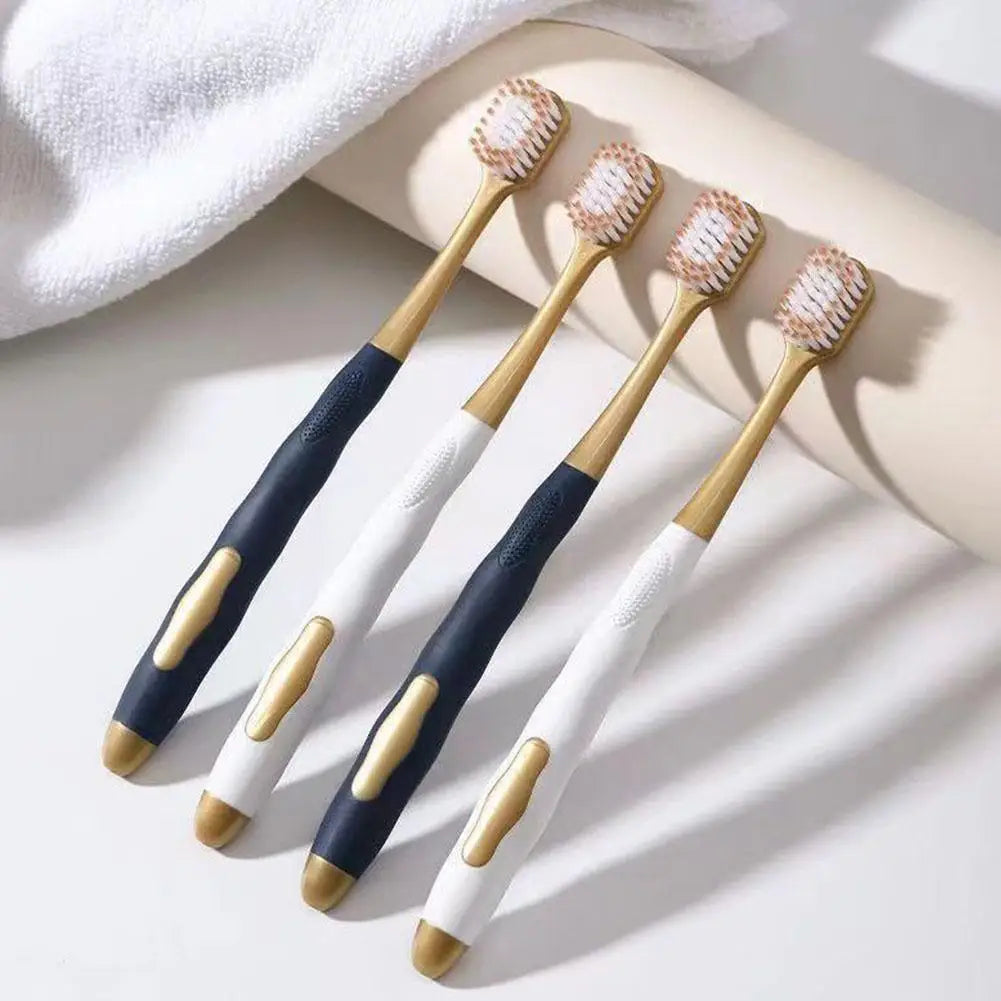 6 Pack Soft Bristle Toothbrush for Sensitive Teeth & Gums, Gentle Plaque Removal for Adults Kids Clean Teeth And Protect Gums Quake