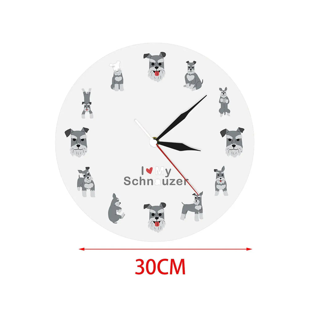Wall Clock 30cm Hanging Clock Decorative Clock for Children's Bedroom Bedroom Kitchen School Quake