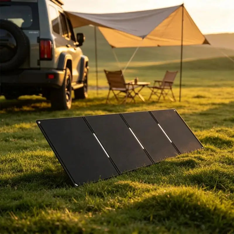 Foldable Solar Charging Panel 30W Portable USB C and USB A Energy Array for Phones Backup Batteries Camping Travel K1KF Quake