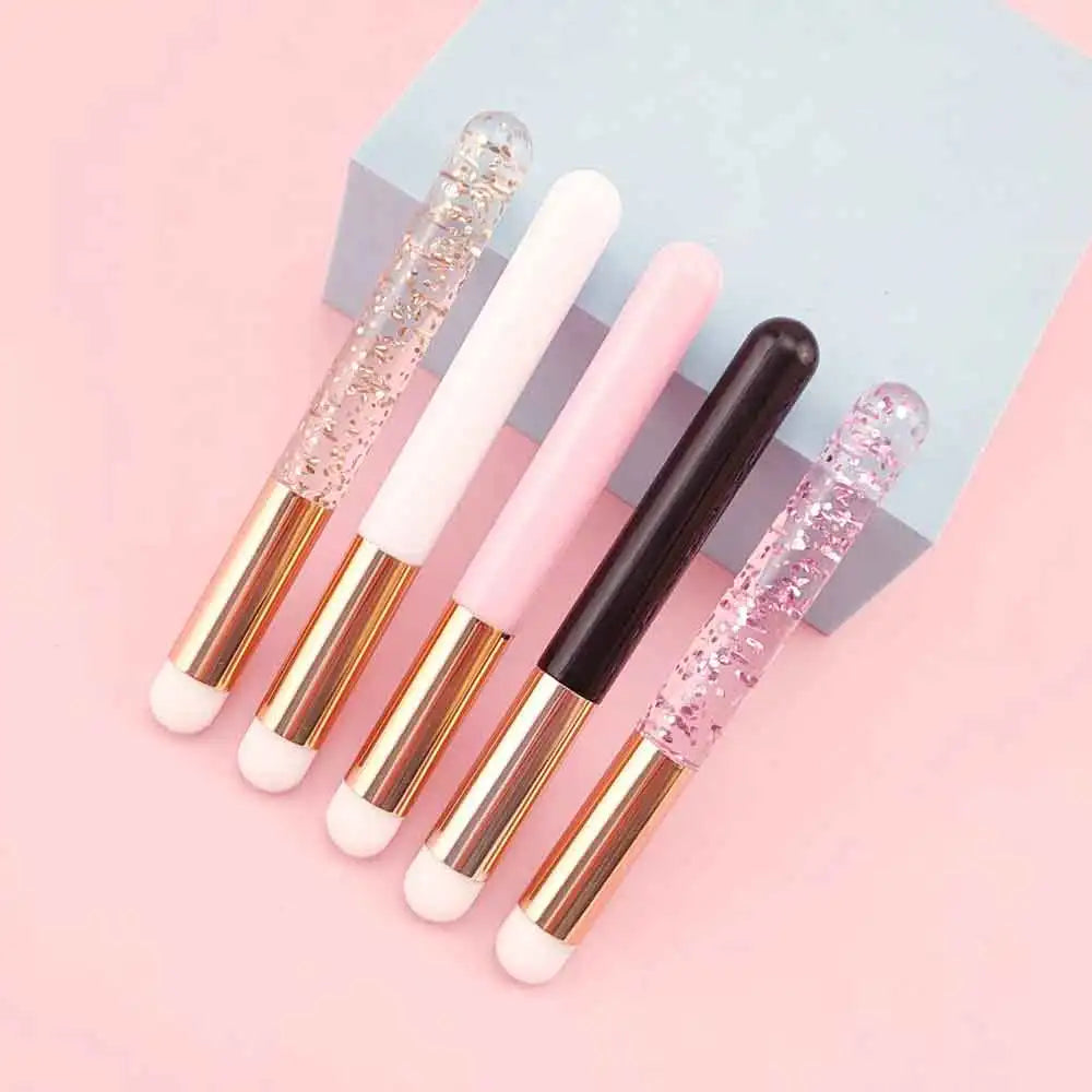 Nose Face Clean Tools Professional Eyelash Extension Shampoo Cleaning Brush Pink Shining Eye Lash Lift Foam Cleaner Brushes Quake