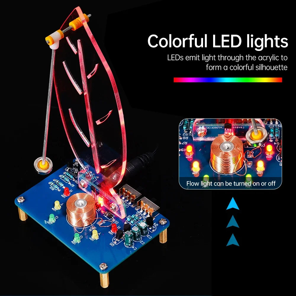 DC5V Electronic Swing Kit Electromagnetic Swing Experimental Circuit Production DIY Welding Kit Loose Parts swing diy swing set Quake