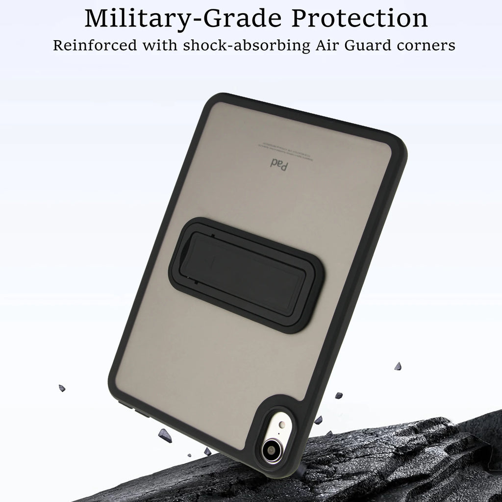 Multi-Angle Kickstand Protective Cover for iPad MINI 6/7 (2024) 8.3-inch & iPad MINI 4/5 (7.9-inch) Protection Case Quake
