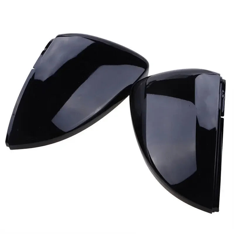 For VW GOLF 7 MK7 MK7.5 R GTI 2014-2019 Rearview Side Mirror Cover Wing Cap Exterior Door Rear View Case Trim Carbon Fiber Look Quake