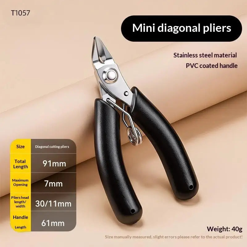 1Pcs Mini Needle Nose Curved Nose Pliers Stainless Steel Hand Pliers For DIY Bracelet Jewelry Making Tool Quake A2