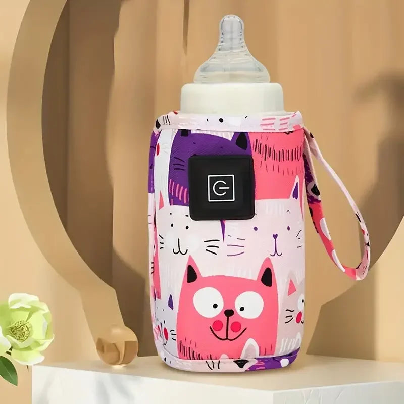 vvocciTravel baby stroller USB milk water insulation bag portable universal constant temperature bottle feeding insulation cover Quake