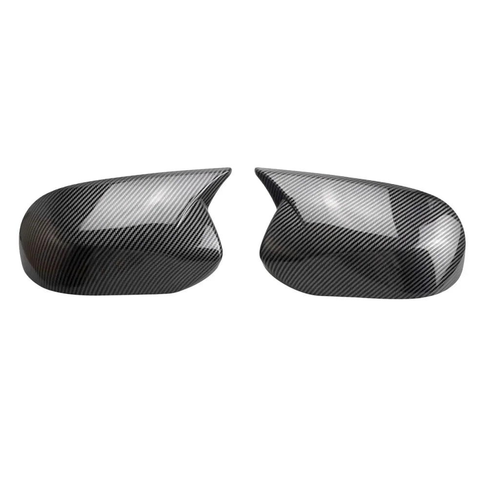 For Subaru Outback 2010-2013 Car Sticker Rearview Side Mirror Cover Wing Cap Exterior Door Rear View Case Trim Carbon Fiber ABS Quake Carbon
