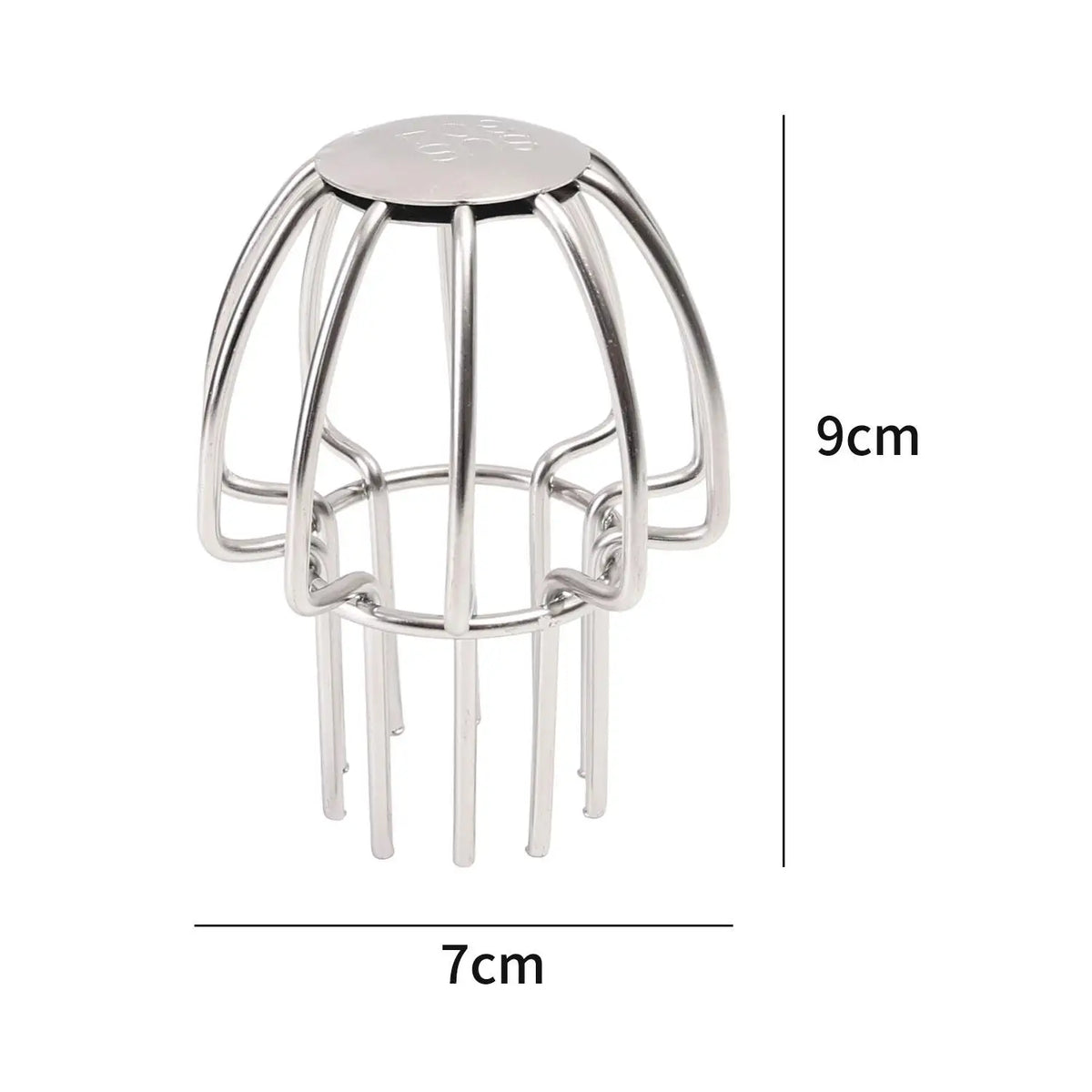 Stainless Steel Mesh Covered Anti-clogging Yard Floor Drain Outdoor Gutter Downpipe Leaf Filter Anti-Rust Drain Cover Strainer Quake 7x9cm