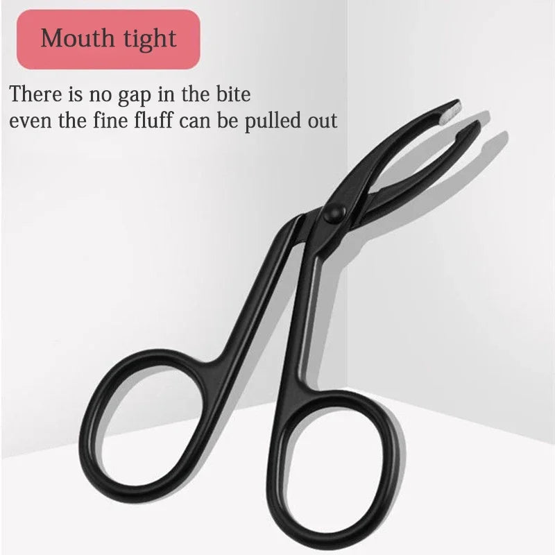 New Straight Pointed Elbow Eyebrow Pliers Clip Scissors Tweezers Professional Hairs Puller Eyebrow Plucking Makeup Beauty Tools Quake