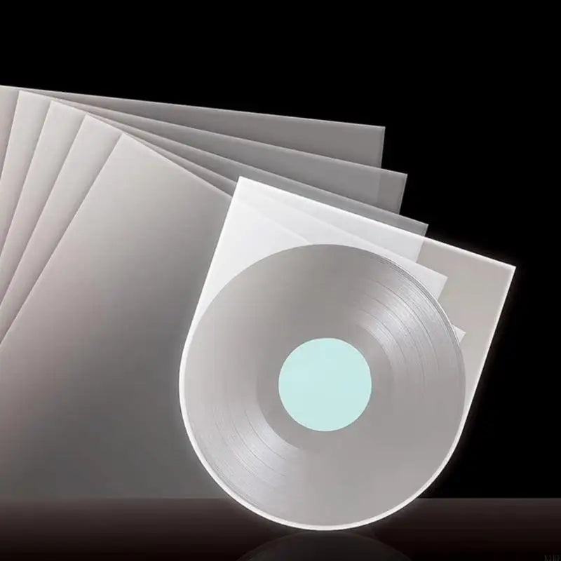 Record Album Cover Outer Sleeves Polyethylene Arched 12in Storage Guards for Dust Control, Shelf Sorting and Daily Access K1KF Quake