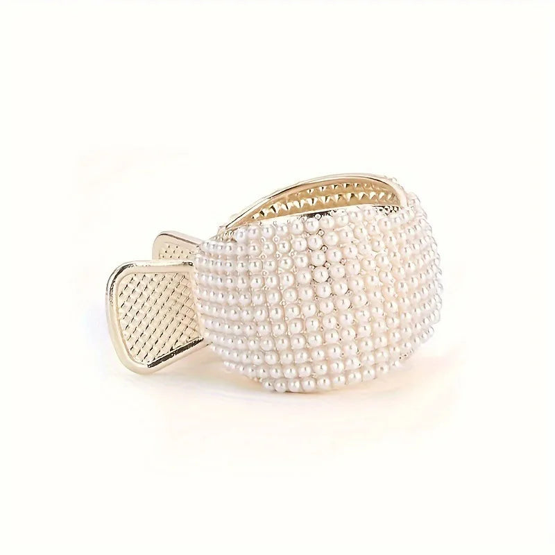 Korean New Rhinestone hair clip claw clamp Gypsy Hairpin High Ponytail Women's Hairpin Back Head Alloy Shark Clip Quake zz