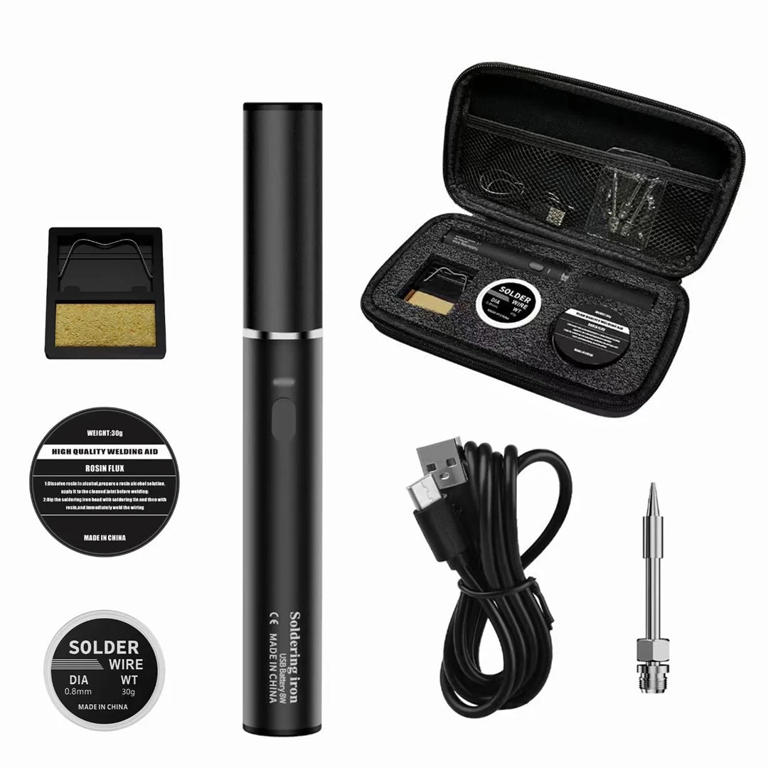 Wireless Charging Electric Soldering Iron Solder Iron USB 5V8W Fast Charging lithium battery Portable Repair Welding Tools Quake PRO 3 Russian Federation