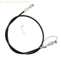 36Inch Throttle Cable with Threaded Adjusters for Engine Routing H8WE Quake Black CN