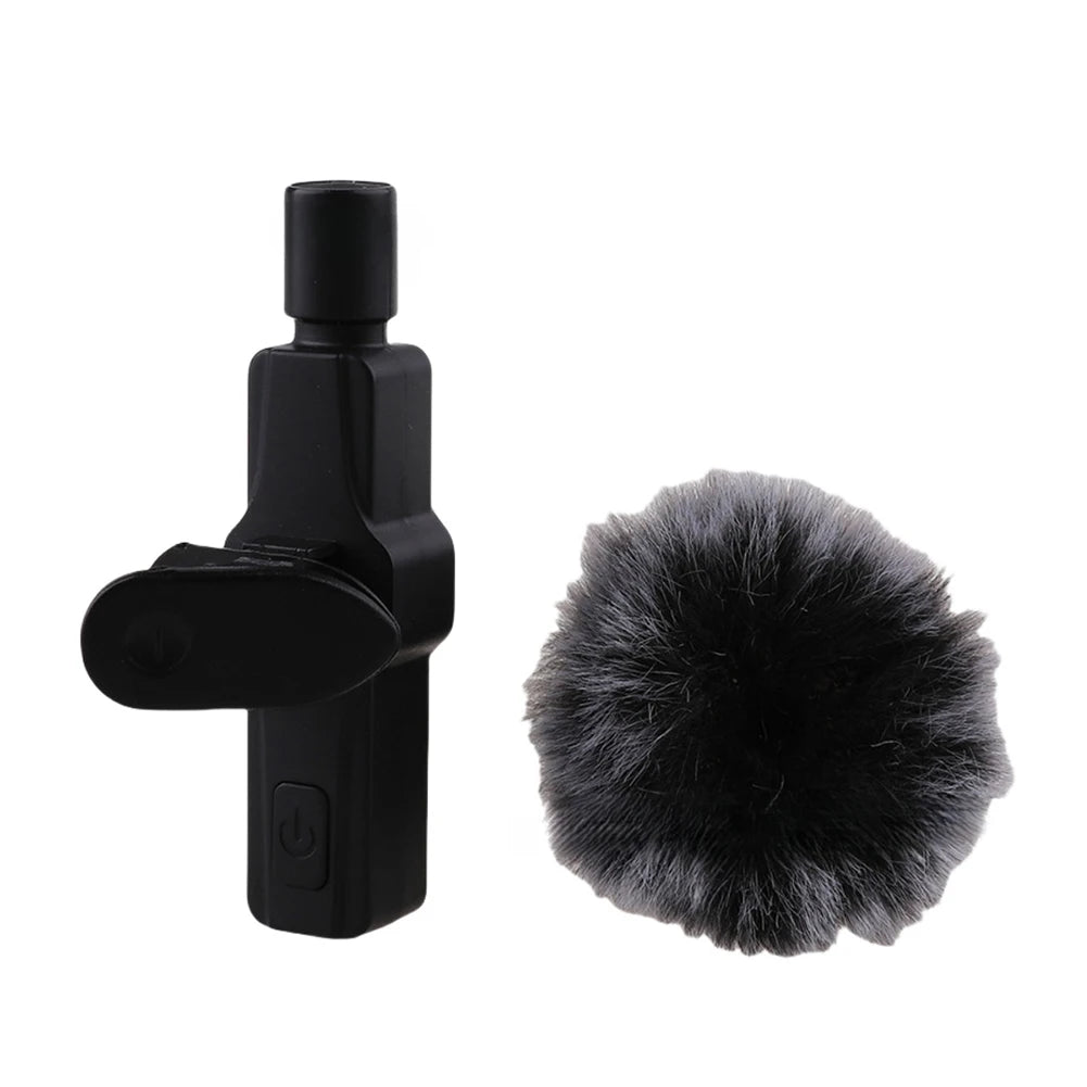 1/3PCS Wireless Collar Clip Microphone Windproof Outdoor Lapel Mic Furry Windscreen Muff For K1,K9 Lavalier mic Windproof cover Quake