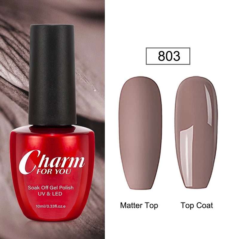 23 Color Gel Nail Polish 3 IN 1 One Step Summer Color Gel Varnish Semi Permanent UV/LED Soak Off Manicure Nail Art Gel Lacquer Quake 803