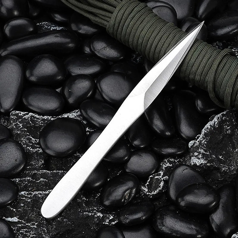 Stainless steel tea knife tea set Pu'er special Kung Fu tea brewing tool tea needle tea ceremony accessories with leather case Quake