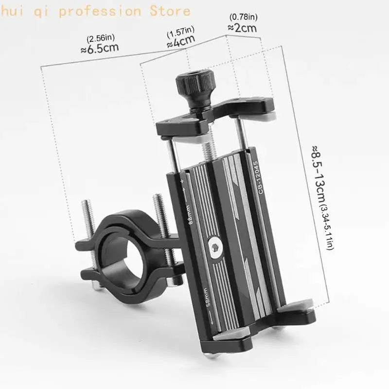 Universal Motorcycles Phones Clip Aluminum Component 58Mm to 88Mm Width Adjustment H8WE Quake