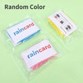 Portable Mini Raincoatball Thicken Disposable Raincoats Cape for Adults Emergency Waterproof Raincoats Ball with Keychain Unisex Quake B-Random Color 1 PCS