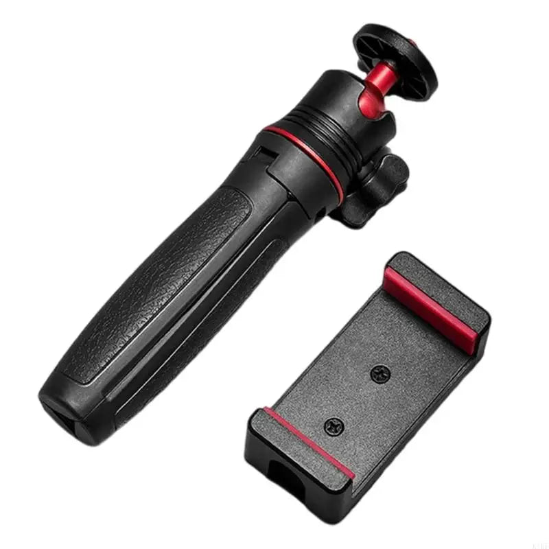 Handheld Telescopic Tripod with Smartphone Clamp Feature Stable Base for Indoor Outdoor Video Recording Black K1KF Quake