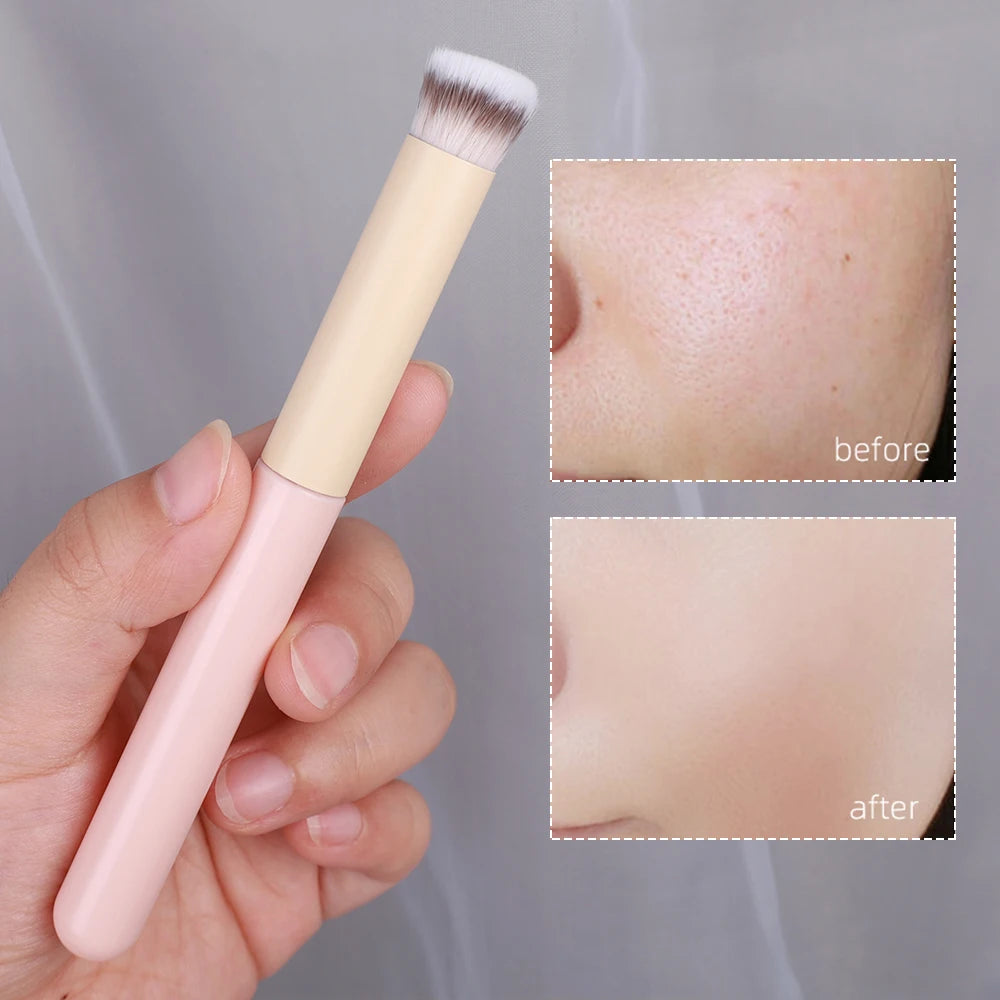 Sponge Concealer Makeup Brushes Lipstick Lip Brush Soft Makeup Powder Puff Wet Dry Use Face Contouring Blending Makeup Brushes Quake