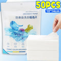 Household Items Laundry Paper Stain Resistant Clothing Sheet Anti Skewing Color Mixing Suction Washing Quake 50pcs