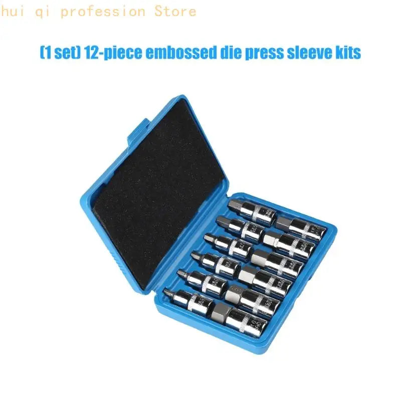 12 Piece Bit Tool Set with Carry Case Suitable for Fastener Work and Repairs H8WE Quake